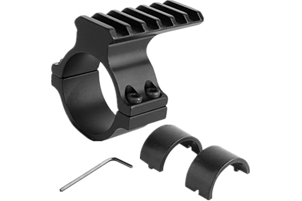 BigTron 1 Pouce - 1.18 Pouces Adaptateur d'anneau de portée 25.4-30mm Airsoft Gun Scope Barrel Mount 20mm Weaver Tube Mount Picatinny Rail Riser pour Riflescope Optics