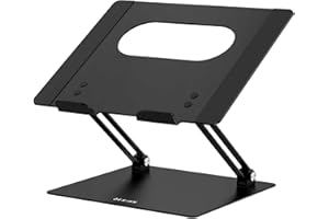 BESIGN LS10 Soporte Portátiles, Soporte de Aluminio Ergonómico para Portátiles, Elevador de Ordenadores Compatible con Portátile de Entre 10-14"