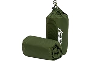 Andes Olive Green Waterproof Bivvy Bag Sleeping Bag Cover Camping Fishing, Taped Seams, 235 x 85cm