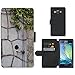 Produktbild PU Leder Wallet Case Folio Schutzhülle // M00158367 Türblätter Natur Wood House Grün // Samsung Galaxy A3 SM-A300 (not fit S3)