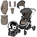 Chicco Urban Pushchair Travel System Bundle in Beige