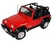 Produktbild Jeep Wrangler Rubicon Cabrio Rot 1/18 Maisto Modellauto Modell Auto