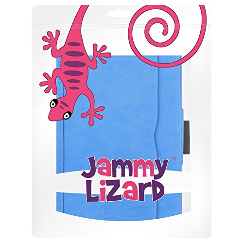 iPad Mini Hülle – JAMMYLIZARD Ledertasche Smart Cover mit Standfunktion für iPad Mini 4. 3. 2. & 1. Generation, BLAU & HONIG, [MIT STIFT-HALTER] - 7