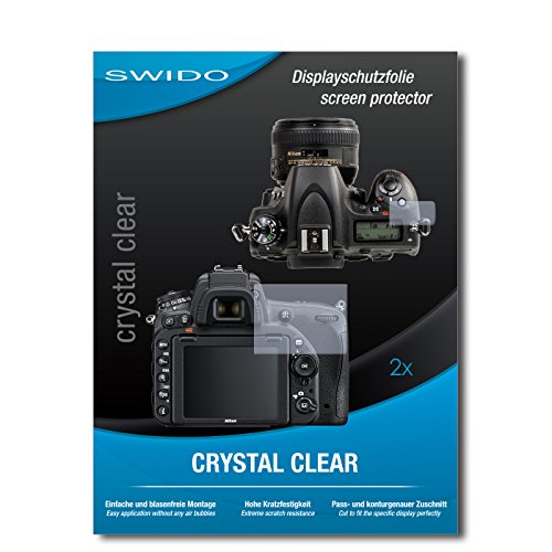 2 x SWIDO   protecteur d   cran Nikon D750 film protecteur feuille  CrystalClear  invisible