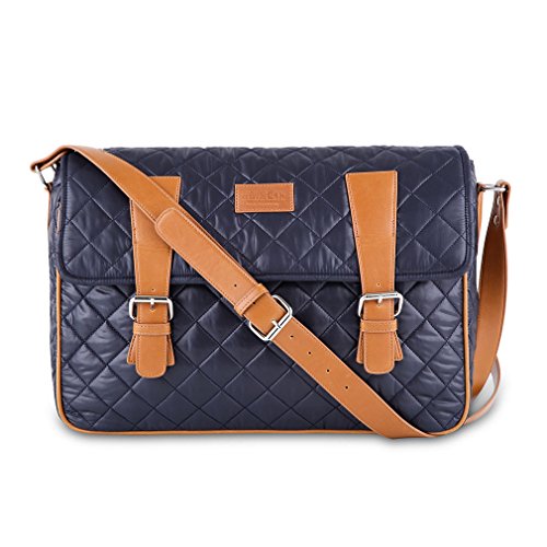 CAISON Laptop Aktenkoffer Tasche Cross-Body Casual Satchel Schulter Messenger Taschen für 15.6″ Notebook Computers / 15″ MacBook Pro mit Retina Display / 15.6″ Dell XPS 15 - 2