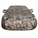 【Ventaja】 Personalizada de acuerdo con el modelo del auto, asegurando un ajuste completo, la cubierta del auto para adaptarse a GOLF viene con LOGO.