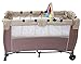 Portable Baby Child Travel Cot Bed Bassinet Play Pen Playpen (brown)