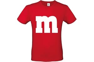 Shirt-Panda Herren T-Shirt M&M Karneval Gruppen Kostüm Fasching Verkleidung Party Darts Unisex Kinder