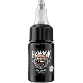 HAWINK Professional Tattoo Black Ink 1/2oz (15ml) Pure Black Tattoo Ink Black