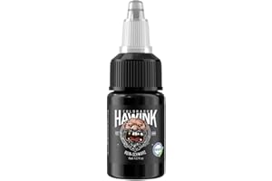 HAWINK Tinta Negra Tatuaje Profesional 1/2oz (15ml) Negra Puro Tattoo Ink Black
