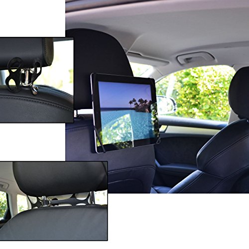 REALflex-Strap PAD; Halterung / Handhalterung für iPad-, Tablet-, E-Book-Reader-, Amazon Kindle-Halterung/-Adapter; multifunktionaler und mega robuster Universaladapter aus Gummi. Halterung für alle derartigen Gerätetypen in Küche, Bad, Werkstatt und Freizeit. STRETCH – STAND AND FIX IT! - 3