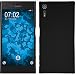 Produktbild PhoneNatic Case für Sony Xperia XZ Hülle schwarz gummiert Hard-case + 2 Schutzfolien