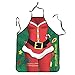 Produktbild FENICAL Lustig bedruckte Küche Schürze Weihnachten Santa Deer Katze für Party Grill Weihnachtsgeschenke