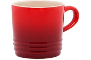 Le Creuset Kubek z uchwytem, 350 ml, kamionka, wysokość 12 cm, kolor: Wiśniowy