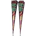 2 x Neeta Mehndi Cones Neeta Henna Cones Netta Mahendi For Temporary Body Art Tattoo All Natural Herbal Pure Henna Paste Cones (Neeta Henna Cones x 2)