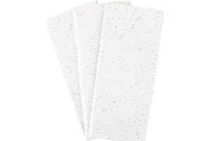 BHGT 30 Feuilles Papier De Soie D'Emballage Cadeau Papier De Soie Coloré Paillette Pour Emballage Cadeau Artisanat D'Art Bricolage Sacs D'Emballage 50 X 66cm (Style C)