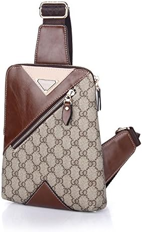 GUNAINDMX Satchel Bag Chest Men'S Waist Bag Sports Casual Bags Couples Handbags Shoulder Messenger Bag,Beige