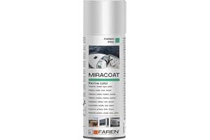 FAREN MIRACOAT,Spray Protettivo e Rigenerante,Ravviva Colore, per Plastica, Marmo, Granito, Pietra, Cemento, Metalli Lucidati e Cromati, Senza Siliconi, 400ml