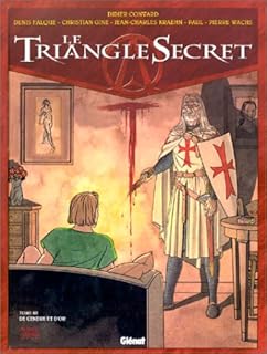 jaquette livre Le Triangle secret, tome 3 : De cendre et d'or