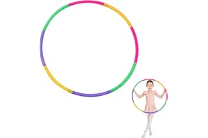 DOUKESH Hula Hoop di Plastica Rimovibile Hula hoop Bambini 8 Sezioni Hula Hoop Fitness Dimagrante Esercizio Hoola Hoop Hula Hoop Bambina per Fitness Ginnastica Danza Yoga Addestramento di Animali Domestici