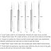 OakLeaf Blackhead Remover Kit PREMIUM 5in1 Acne Pimple Comedone Extractor Tool Set,with Point Tweezers Easy Use for Blackheads Spots Whiteheads Comedones Blemishes Zits Ingrown Hair Removal- Dermatologist Grade Stainless Steel - in Silver Case