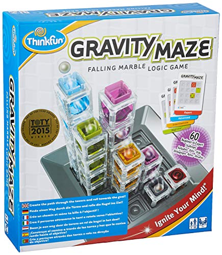 ThinkFun Laser Maze – Juego De Mesa Con Láser Y 60 Desafíos Para Niños De 8 Años En Adelante, Rompecabezas De Lógica Para 1 Jugador, Regalo Educativo