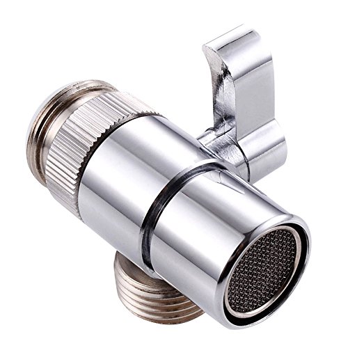 EgoEra® Massives Messing Chrom poliert, 3-Wege Brause Dusche Umschaltventil/Dusche Adapter/Umsteller/ Umstellventil - 5