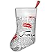 Produktbild Bag hat Classic Christmas Stockings - Women's Lip Print and High Heels Print Fireplace Decoration