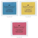 Faber-Castell Plastic Boxed Dough Eraser Colorful 3 Pieces