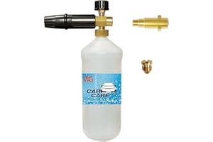 BEAR FORCE Boquilla de espuma de espuma para nieve para lavadora a presión con puntas de 1,25 y 1,10mm, Compatible con limpiador de alta presión Karcher serie K