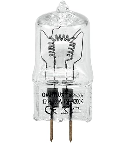 Osram Halogenlampe 300W 120V GX6,35 – Für Filmbeleuchtung, Disco & Step-Lights, Lange Lebensdauer