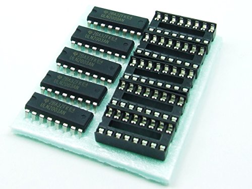 Piezas 5 x ULN2003 con /with 5 x DIP16 Zócalo /Socket Darlington Driver - de Just-Honest #A825