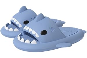 LANIVIC Chanclas de Playa para Niña Niño Tiburón Zapatillas de Ducha Antideslizante Tigre Zapatos de Piscina Sandalias Ligero Verano Shark Slippers