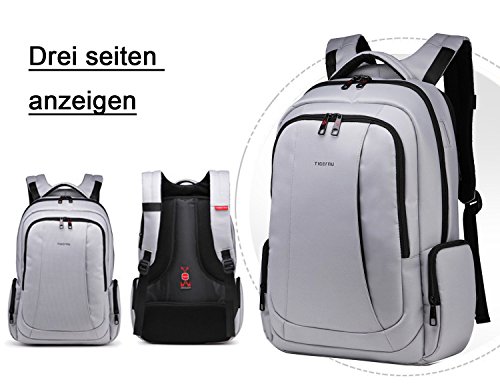 Norsens multifunktionale Computer-Notebook-Rucksack für Männer leichte Business 17 Zoll Laptop Rucksäcke in schwarz - 5