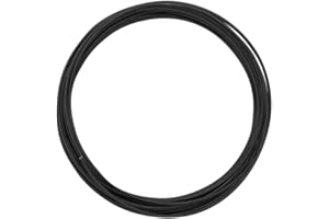 Vaessen Creative Fil Aluminium 5 m x 1,5 mm - Fil Métallique Black (Noir) - Fil de Fer Souple pour Loisirs Créatifs, Perlage et Fabrication de Bijoux