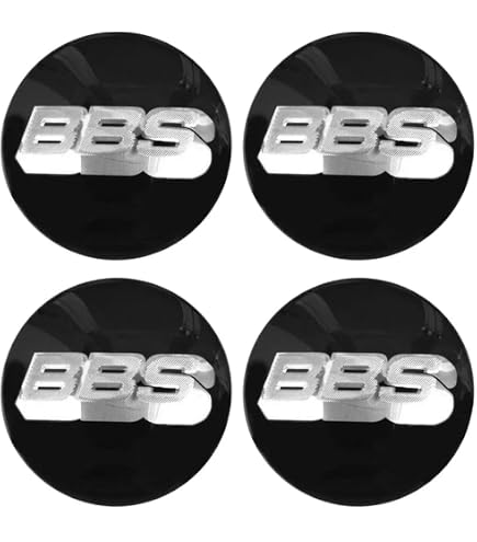 Cache Moyeux Auto Généric 4 Pièces - Pour ABT, Diamètres 56mm, 60mm, 65mm, 68mm, Protection Jante
