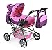 Produktbild Bayer Chic 2000 562 40 - Kombi-Puppenwagen Road Star, Dots lila/rosa
