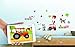 Fun ‘Old MacDonald Had A Farm’ Animals Nursery Rhyme Wall Stickers / Wall Decals Which Come To Life In Childrens Bedrooms, Kids Playrooms And Baby Nursery (Large)