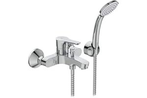Ideal Standard BC676AA Alpha Miscelatore esterno vasca doccia, con accessori, cromato