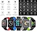 Produktbild Color Fitness Bracelet, Couple Smart Watch, Blood Pressure Herz Rate Oximetry Monitoring, Multiple Sports Modes, Unisex,Black