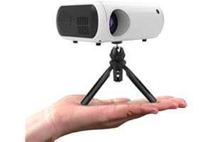 Mini Projector,ENUOSUMA Portable Projector with 3000 Lux and Support 1080P, Movie Projector Compatible with Laptop/iOS/Android Phone/Tablet/PC