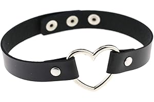 Babysbreath17 Jewelry delle Ragazze delle Donne Cuore Collana Girocollo del Cuore della Lega Choker del Cuore della cavità Punk Collana Party Club Female Collare Collo