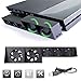 Price comparison product image KONKY - PS4 Cooling Fan, USB Turbo 5 Fans Vent Cooler for Sony Playstation 4 Gameing Console -Black