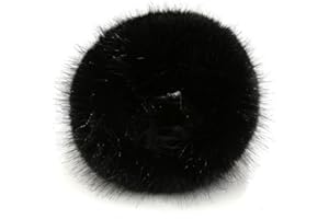 QIGEN LTD 1 Pair Faux Fur Wrist Cuffs Winter Fur Wrist Warmers Wrist Band Ring Cuffs Soft Winter Arm Warmer Sleeves for Women