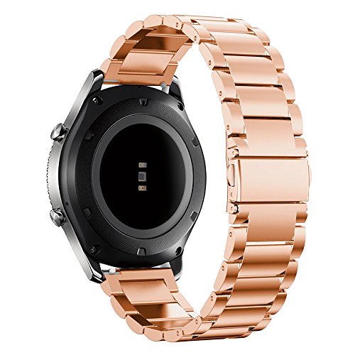 Samsung Gear S3 Armbanduhr Band, kuxiu verstellbar Edelstahl Metall Armband Gurt mit Link Anpassung Werkzeug für Samsung Gear S3 Classic/Gear S3 Frontier Smart Watch - 2
