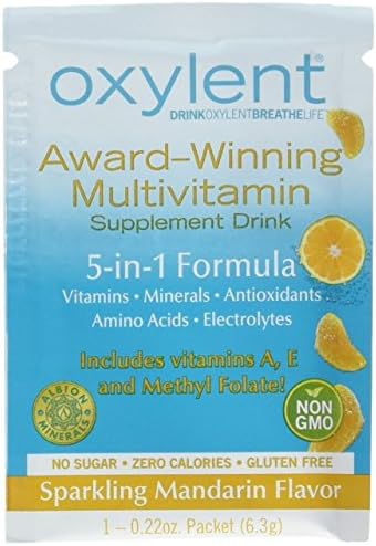 Vitalah, Oxylent, Oxygenating Daily Multivitamin Drink, Variety Pack, 30 Packets, (6.5 g) Each