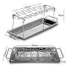 Premium Hähnchen-Halter (BBQ-Rack) von Grill Republic I Hähnchenschenkelhalter aus Edelstahl – Bild 3
