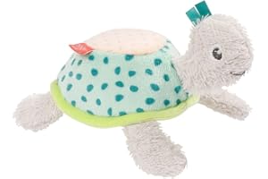 Fehn 054552 Esponja de baño con diseño de tortuga, juguete de tela para el baño y el aseo, diversión en el baño para bebés y niños pequeños a partir de 0 meses, tamaño: 14 cm