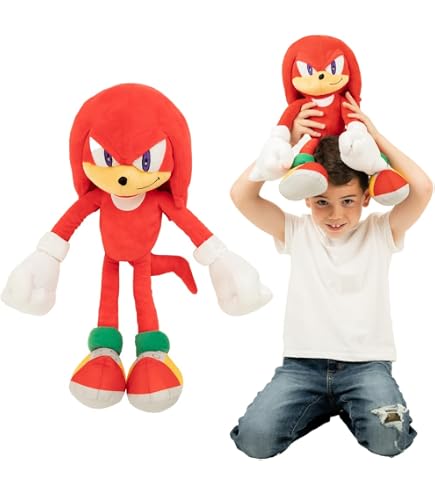 Sonic The Hedgehog x DC Knuckles As Superman 9-Inch Plush