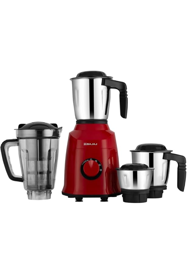 Buy Bajaj GX-3701 750W Mixer Grinder | Nutri-Pro Feature | 3 Jars